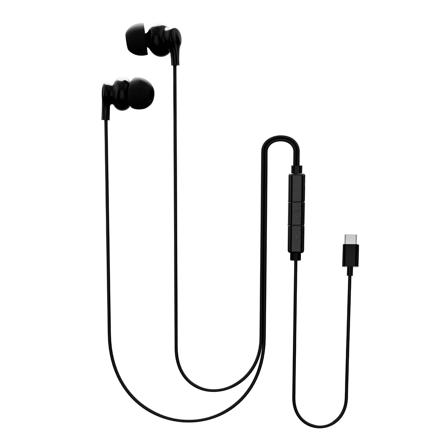 MoBass 2 Noise Isolation Hands free Earphones with Mic UM1211BLK-TC