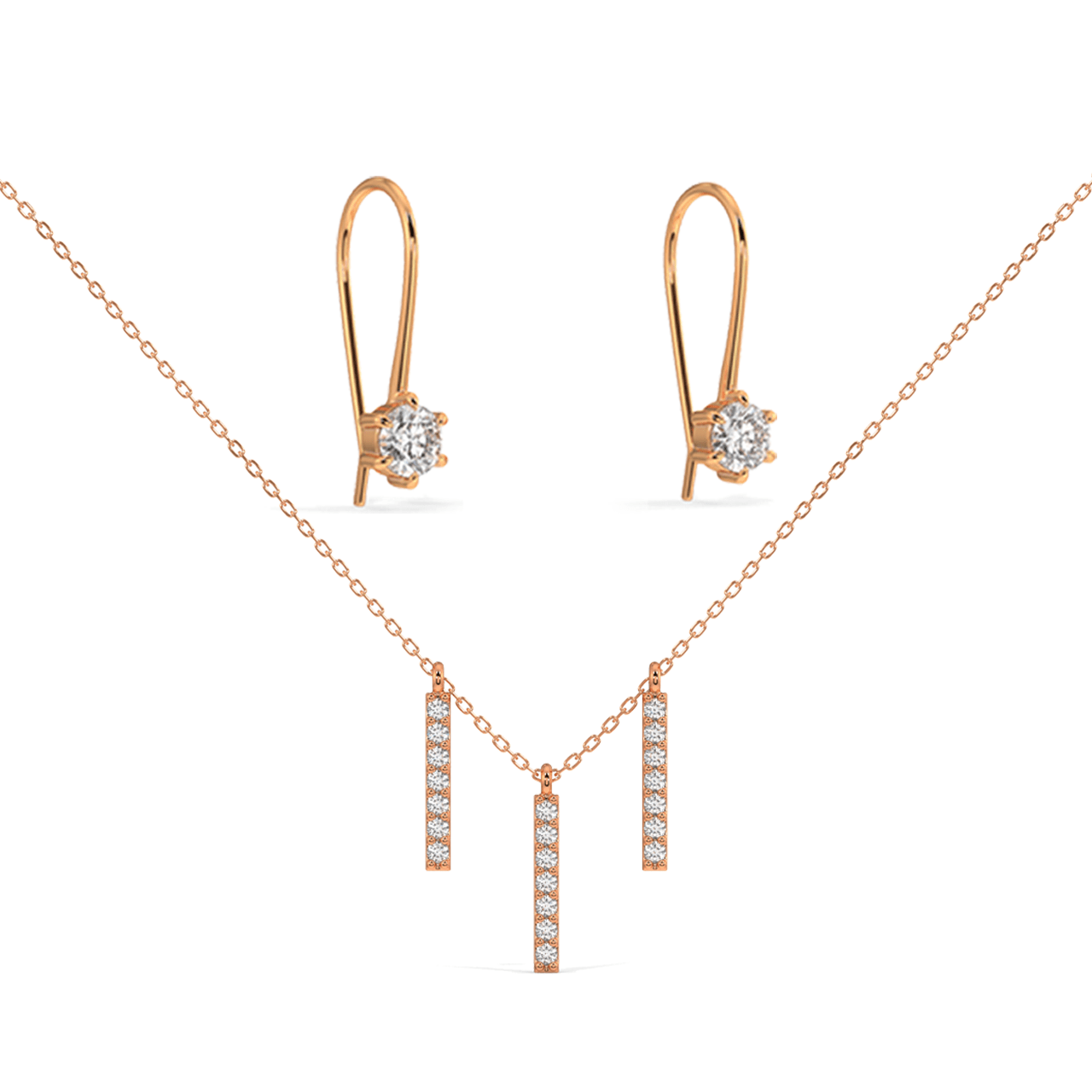 Bella Marie Necklace & Beloved Earrings Set