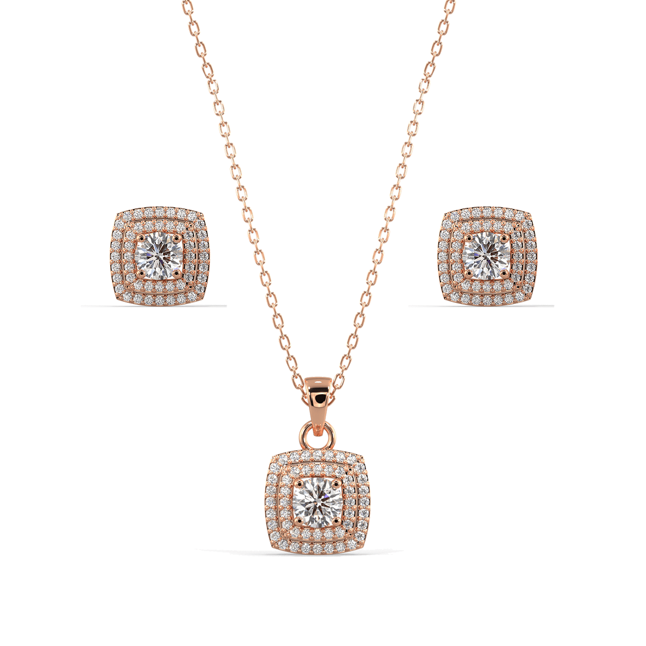 Cushion Diamond Set