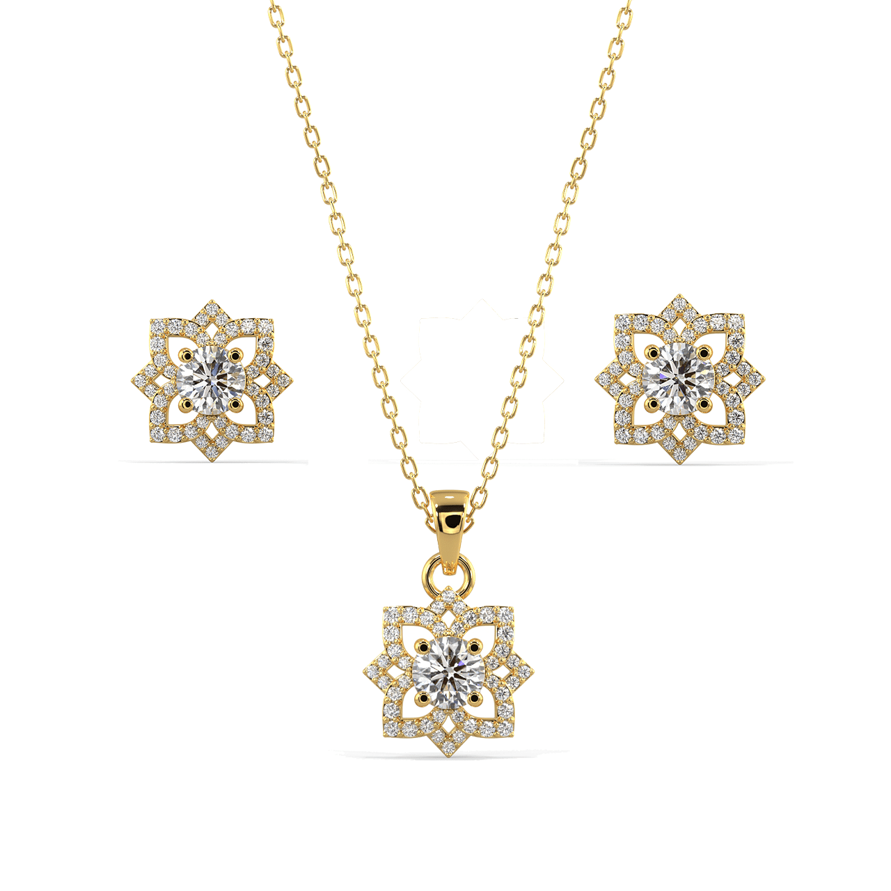 Diamond Flower Set
