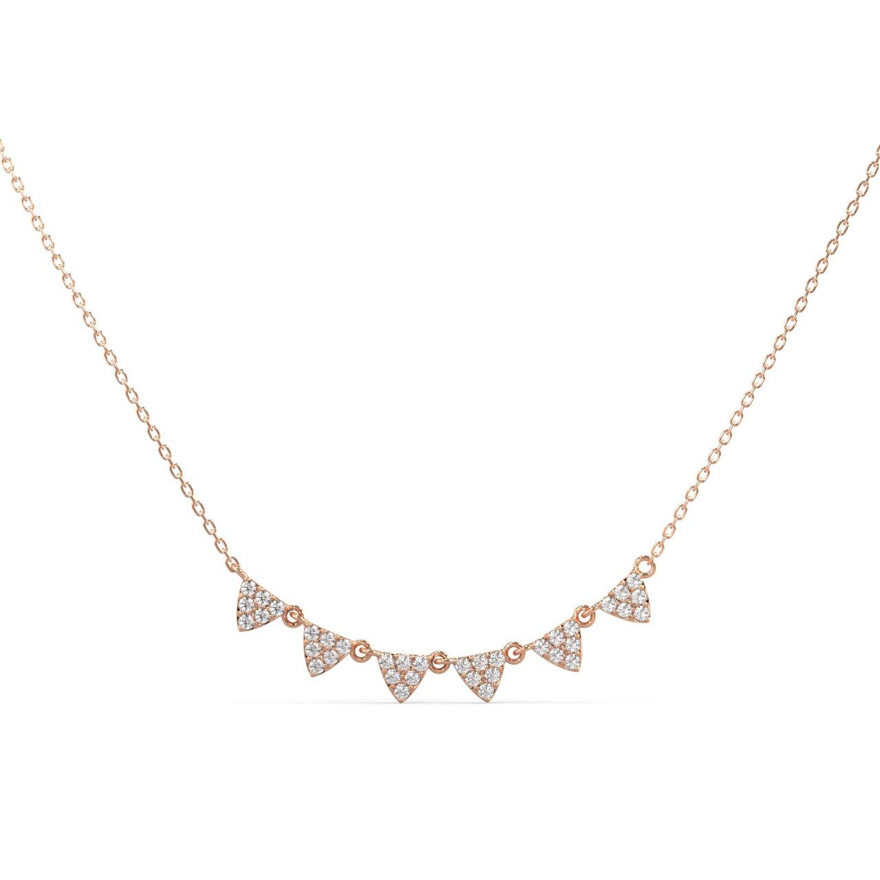 Diamond Triangle Necklace