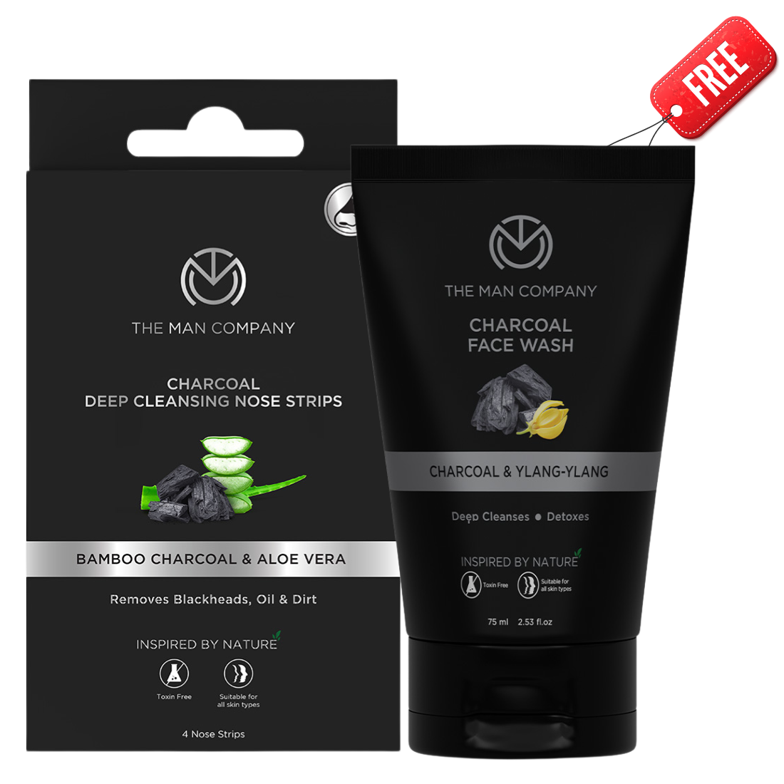 Deep Cleansing Nose Strip | Bamboo Charcoal & Aloe Vera