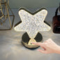 Star Crystal Diamond Touch Lamp – USB Rechargeable, 3-Way Dimmable
