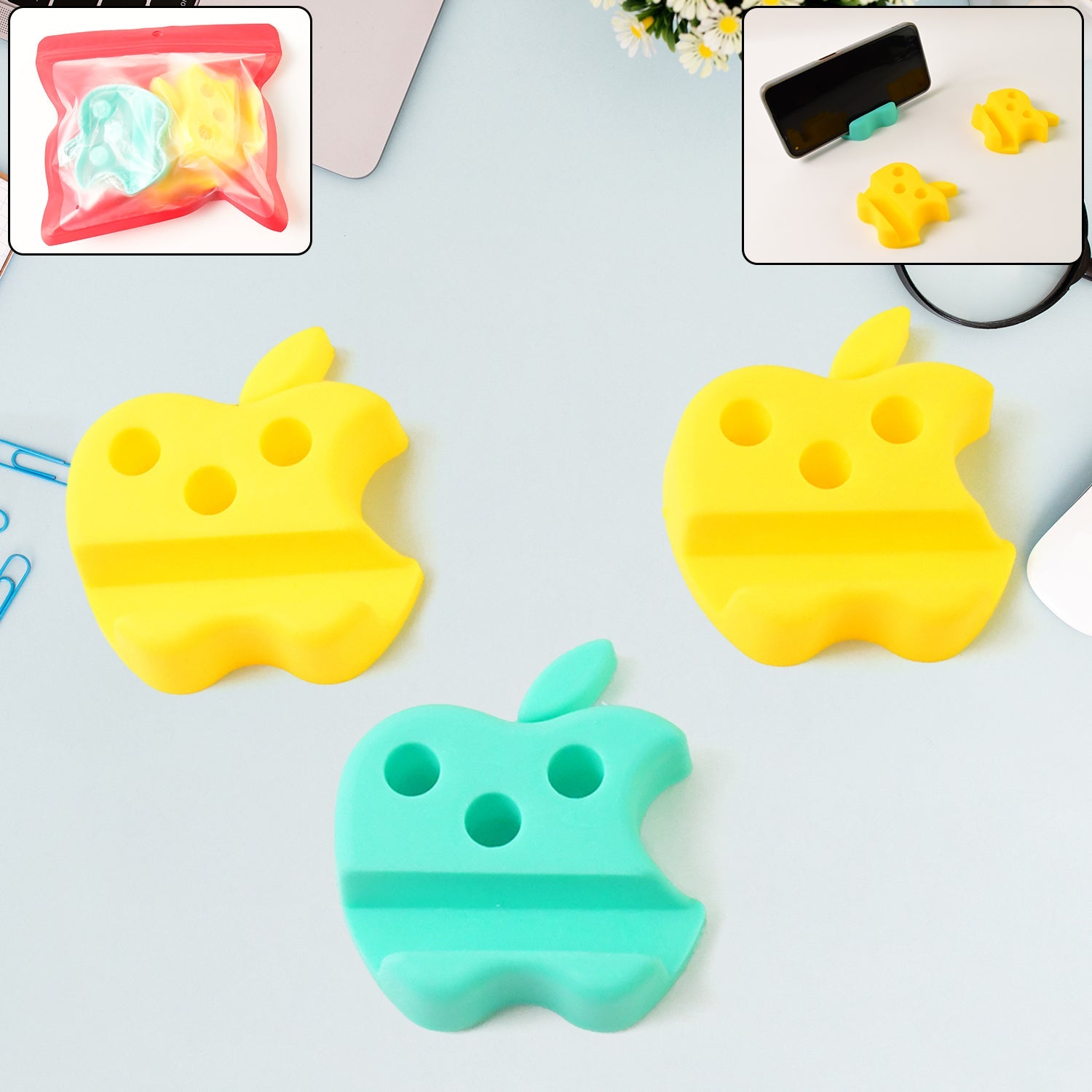 Apple Stand with Pen Holder