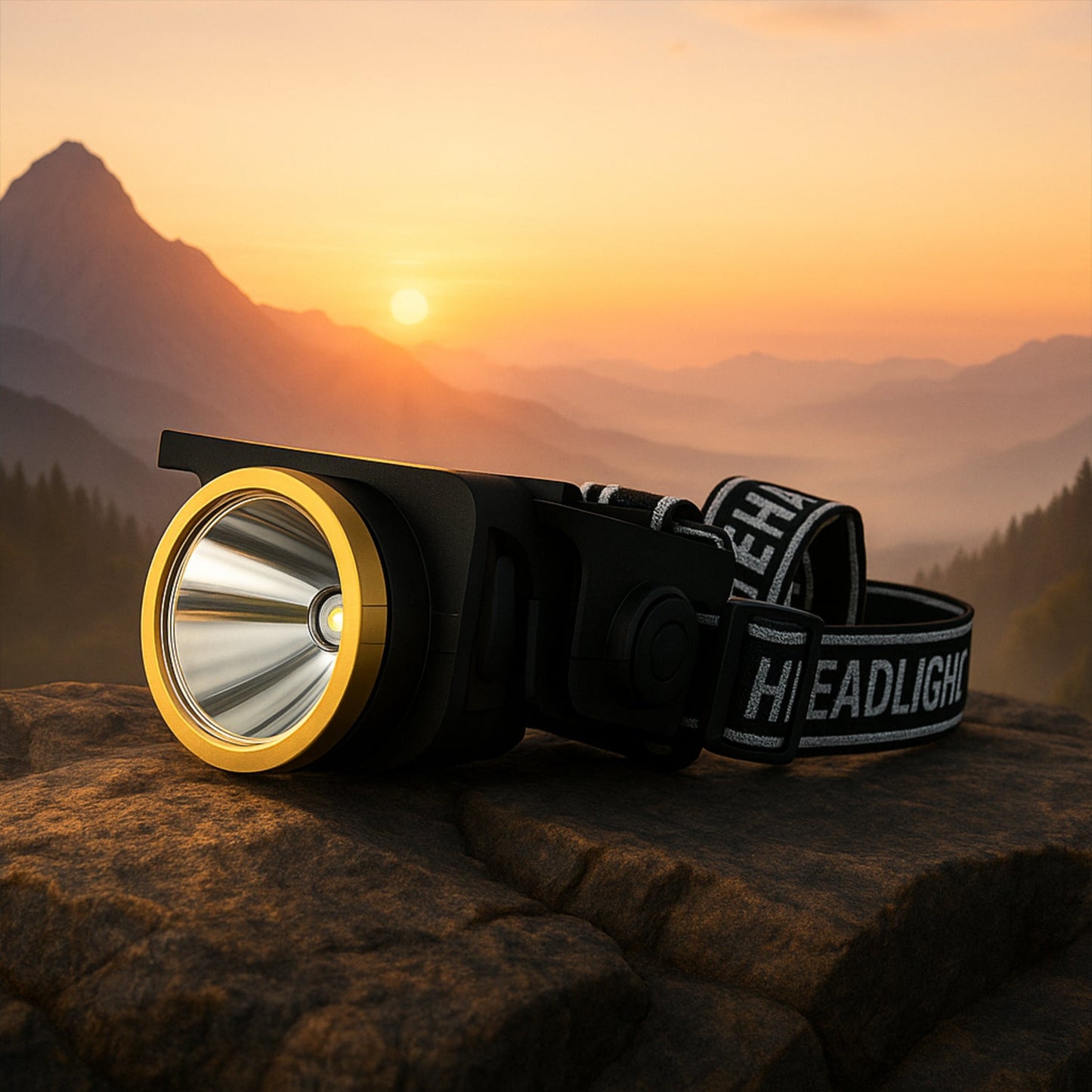 Rechargeable Solar LED Head lamp