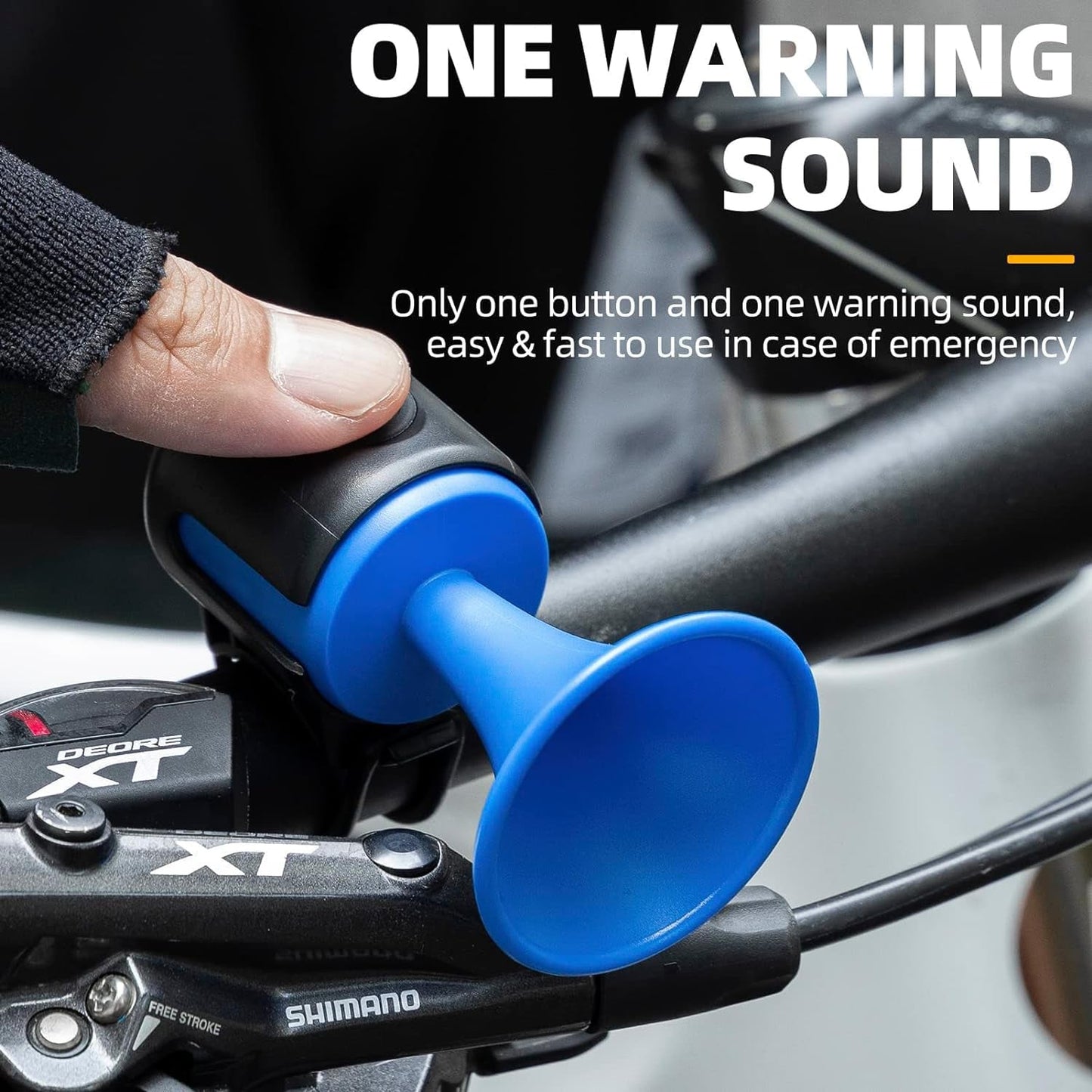 Loud 120dB Bicycle Air Horn – Waterproof Electric Bell with Long Battery Life