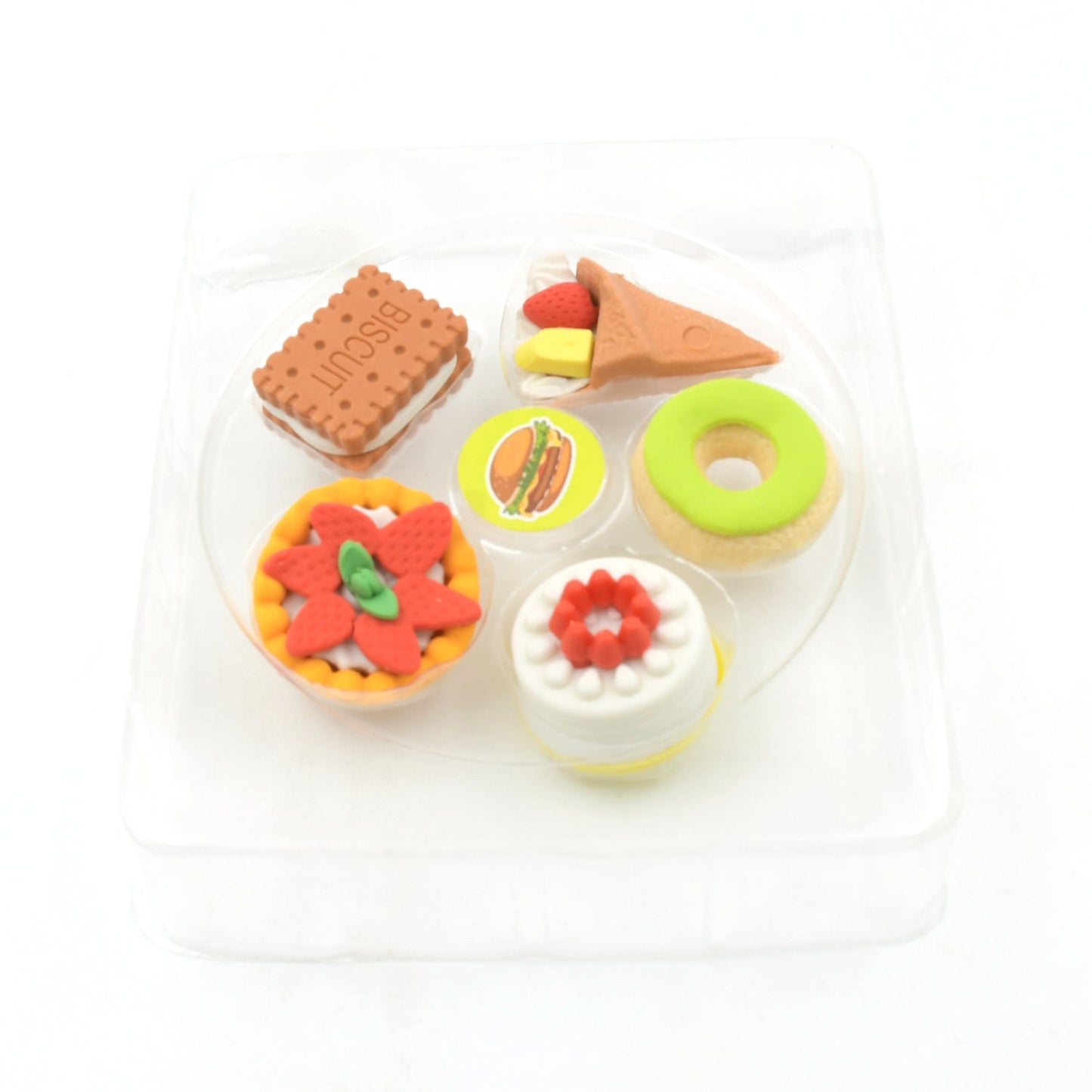 3D Fast Food Erasers Set, Cute Mini Colorful Erasers for Kids Gift & School (5 Pcs)