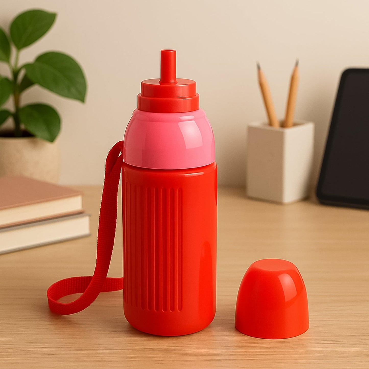 500ML Kids Insulated Plastic Water Bottle (1 Pc)