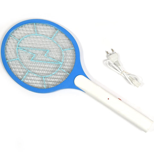 Rechargeable Mosquito Killer Racket – Handheld Electric Fly Swatter with Cable (Quality Assured, with cable)