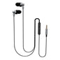 MoBass+  Noise Isolation Hands free Metal Earphones with Mic UM1208GRY-EP