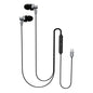 MoBass+  Noise Isolation Hands free Metal Earphones with Mic UM1209GRY-TC