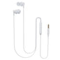 MoBass 1  Noise Isolation Hands free Earphones with Mic UM1210WHT-EP