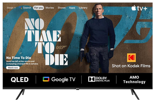 Kodak 139 Cm (55 Inches) Matrix Series 4K Ultra Hd Smart QLED Google Tv 55Mt5022, Black