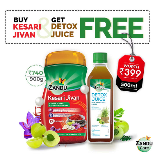 Kesari Jivan (900g) & FREE Detox Juice (500ml)