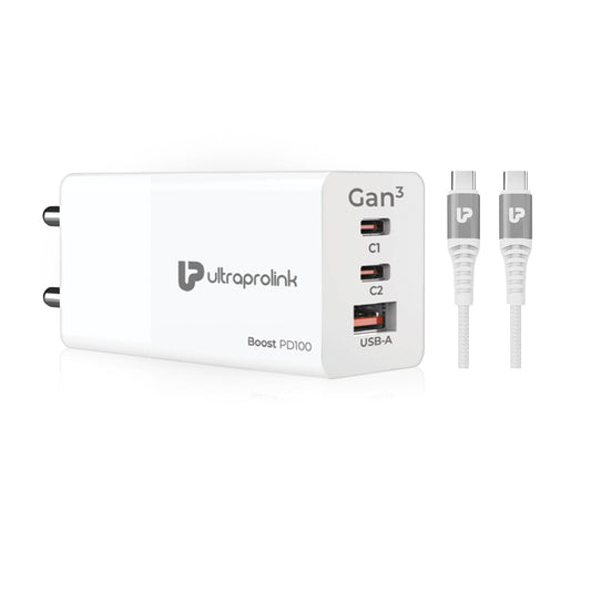 Boost PD 100 3 USB Ports 100W GaN Travel Charger UM1184C