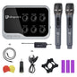 Sing-Along Duet Wireless Karaoke & Live Broadcast Mixer with Dual Wireless Mics UM1002D
