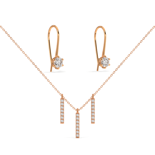 Bella Marie Necklace & Beloved Earrings Set