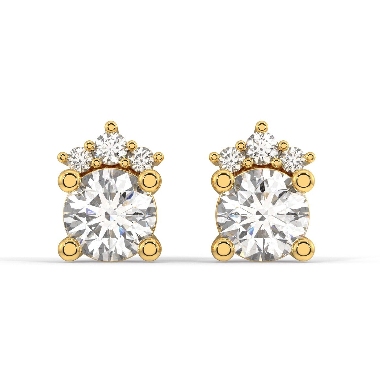 Diamond Duty Stud Earrings