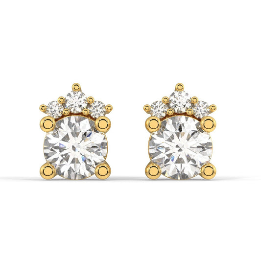 Diamond Duty Stud Earrings