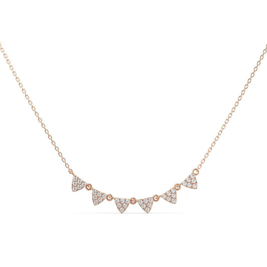 Diamond Triangle Necklace