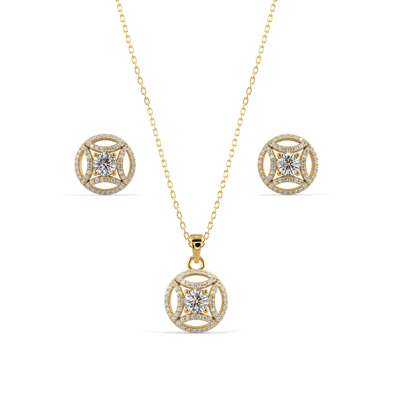 Geometric Diamond Set