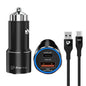 Mach 145W All Protocol Dual USB Car Charger with 1m Cable UM1160