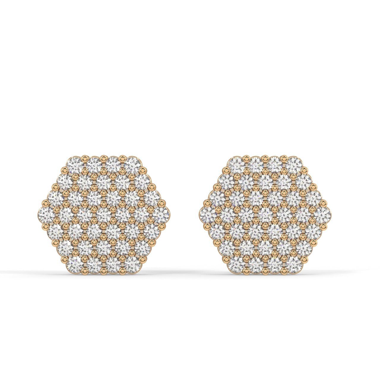 Octa Burst Stud Earrings