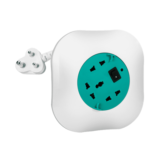 Reel 3 Pin Power Cord Extension Board