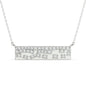 Scattered Bar Pendant Necklace
