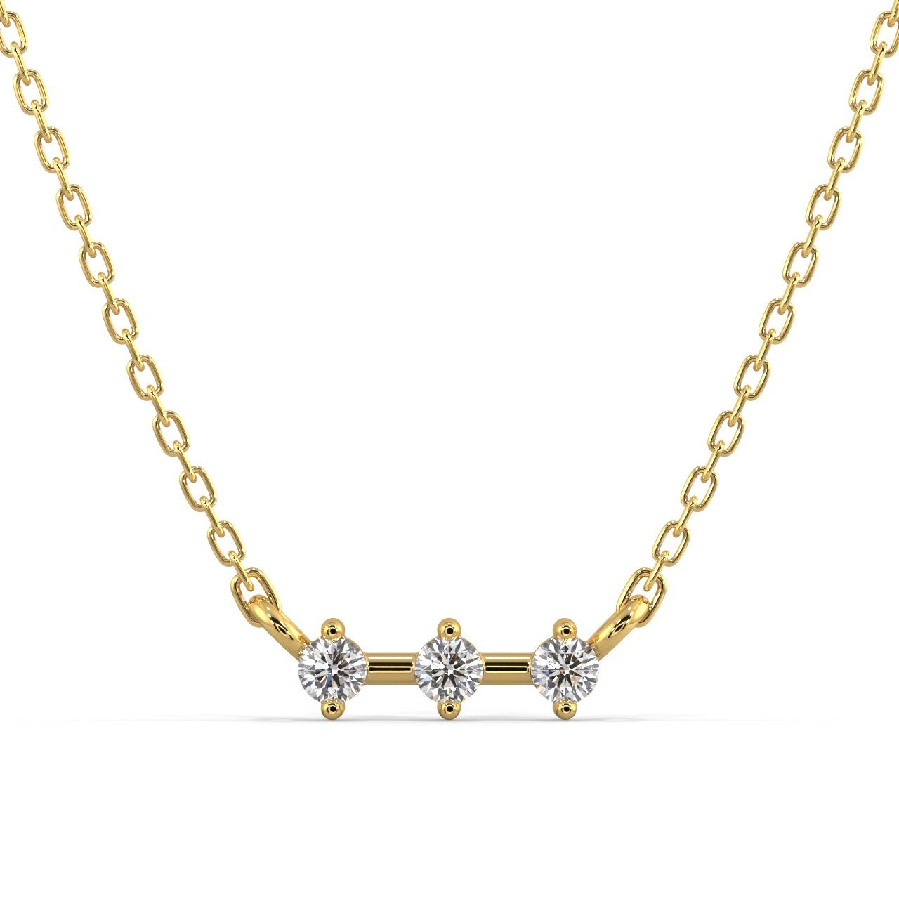 Strike Of Three Pendant Necklace